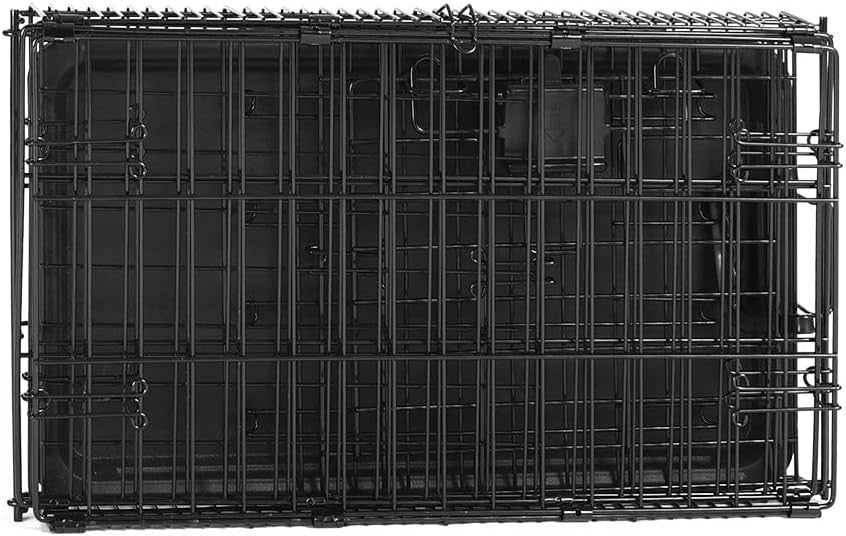 Foldable Extra Small Metal Dog Crate with Tray – Secure Indoor Cage 56cm