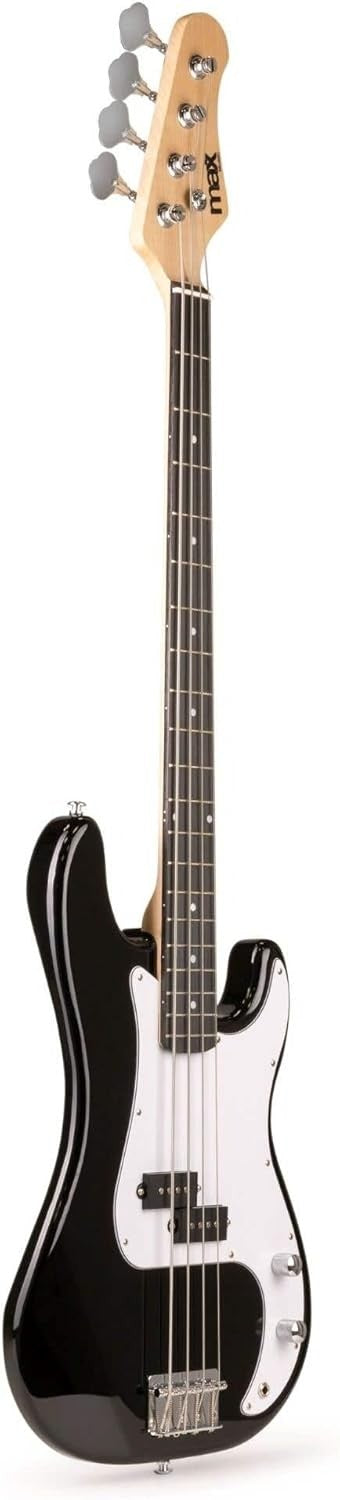 Full Size Electric Bass Guitar Starter Kit 40W Amp Bag Black