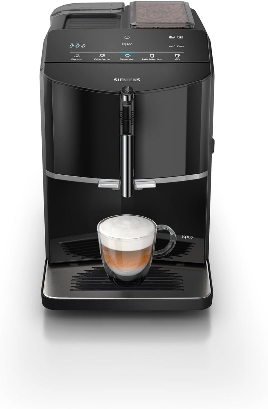 Fully Automatic Bean-to-Cup Coffee Machine with Milk Frother, One-Touch Drinks