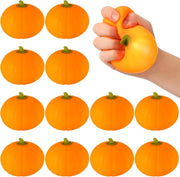 12pcs Pumpkin Stress Balls Mini Fall Squeeze Fidget Toys Anxiety Relief