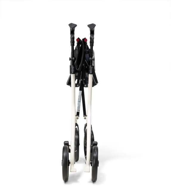 Ultra Lightweight Carbon Fibre Rollator Walker Folding Mobility 4 Wheels