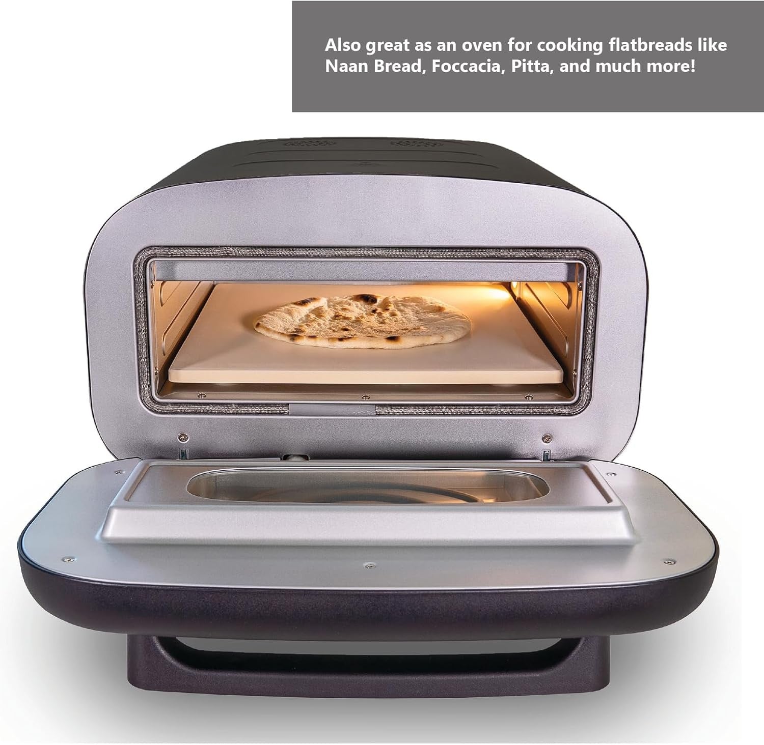 Indoor Electric Pizza Oven 450°C 32cm Stone Maker Adjustable Timer Dial LCD