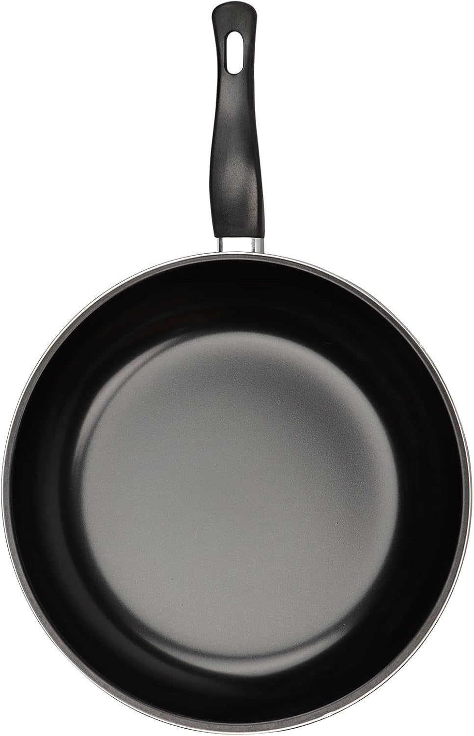 8pcs Carbon Steel Cookware Set Non Stick Pans Casseroles with Glass Lids Black