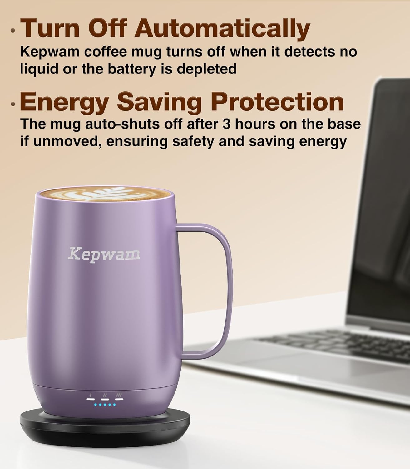Self Heating Coffee Mug 20oz Smart Temperature Control 8H Battery