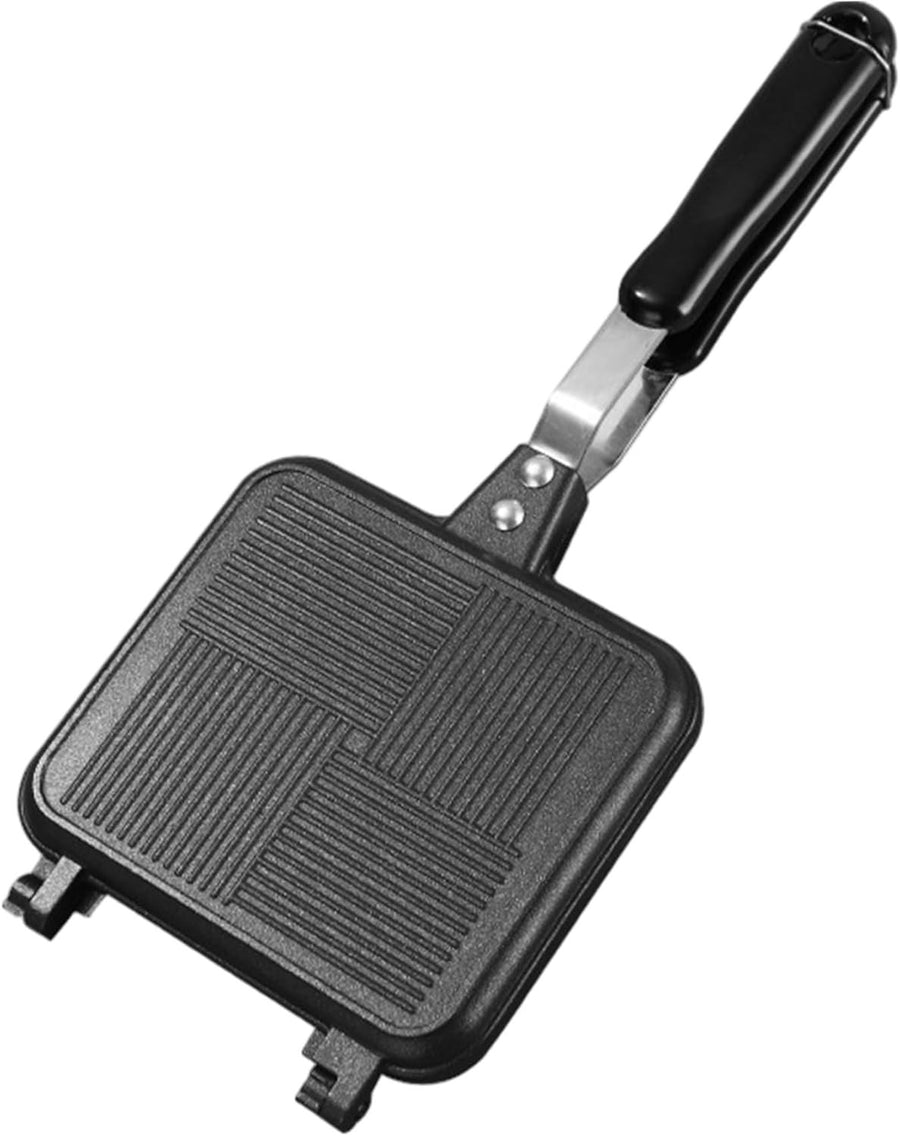 Double-Side Camping Toastie Maker Non-Stick Sandwich Pan Outdoor