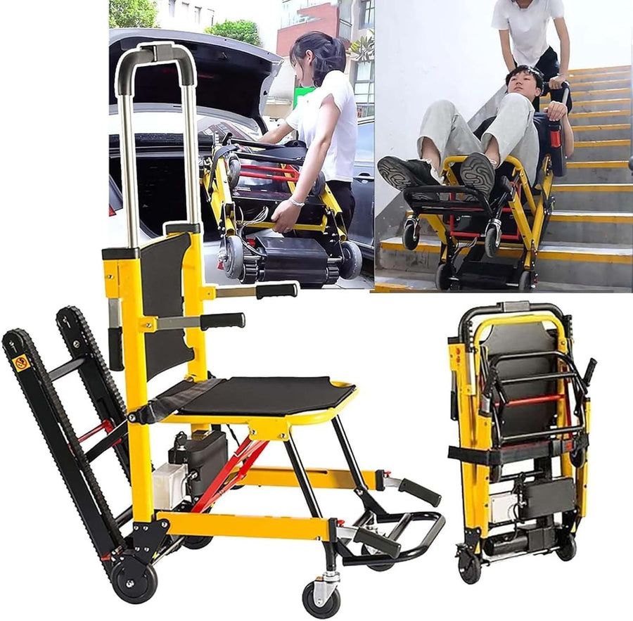 Electric Folding Stair Lift Chair Portable Mobility Climber 380lb Capacity