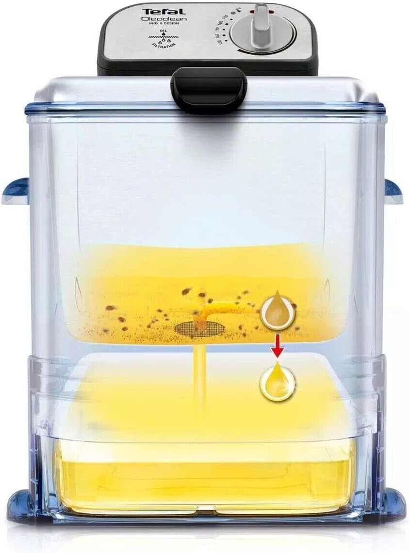 3.5L Semi Commercial Deep Fat Fryer 2300W Auto Oil Filtration