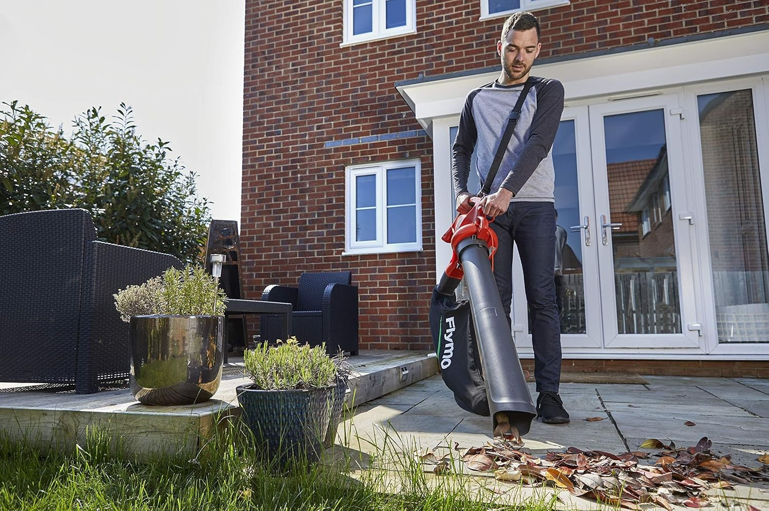 Electric Leaf Blower Vacuum 3000W Variable Speed 3-in-1 Garden Mulcher