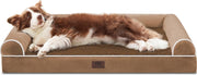 Large Orthopedic Dog Bed 91x68cm Waterproof Brown