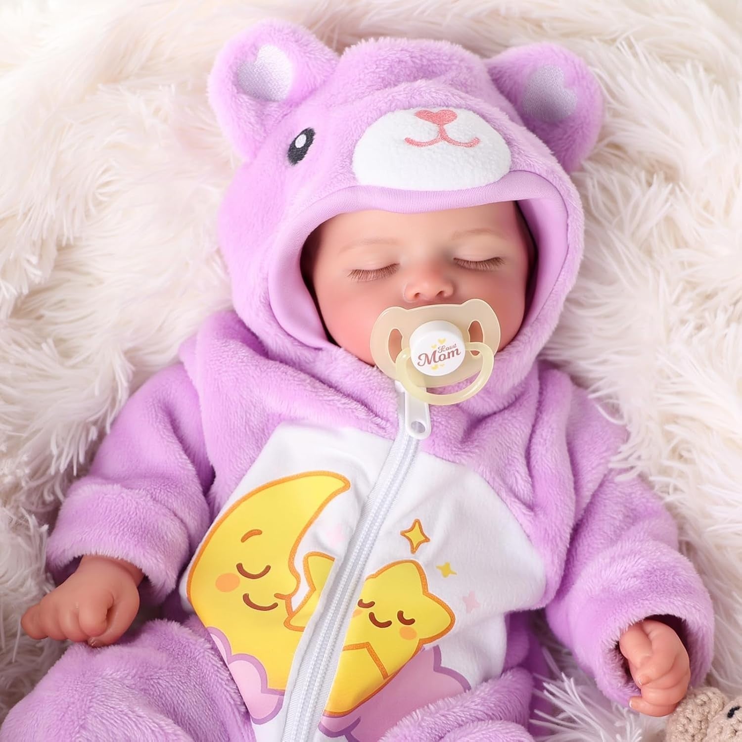 20 Inch Reborn Baby Doll Soft Cloth Body Realistic w Accessories