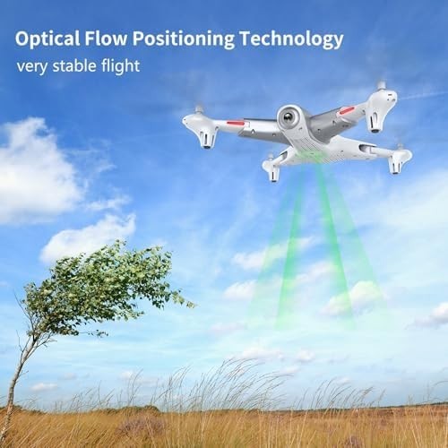 HD Drone Quadcopter Kids Beginner 40min Flight Optical Flow Easy Fly RC