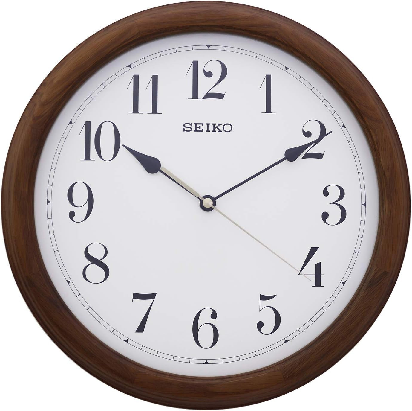 Oversized Modern Black & White Silent Quartz Wall Clock 80cm Living Room