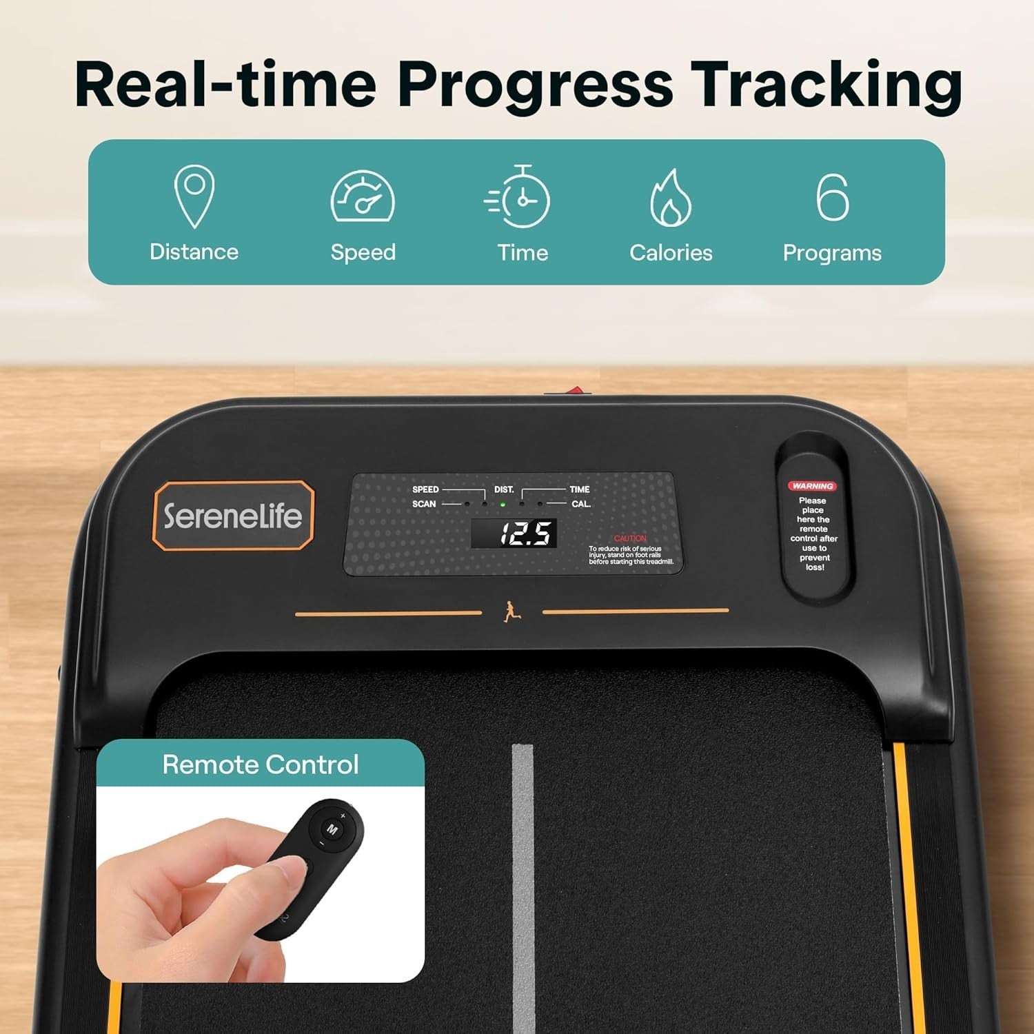 Foldable Compact Under Desk Treadmill – Portable Walking & Jogging Machine
