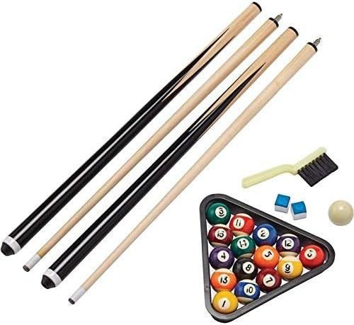 2 in 1 Air Hockey Pool Table Combo Flip Top Indoor Game Mahogany
