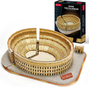 3D Rome Colosseum Puzzle Kit with Realistic Detail & Easy Assembly