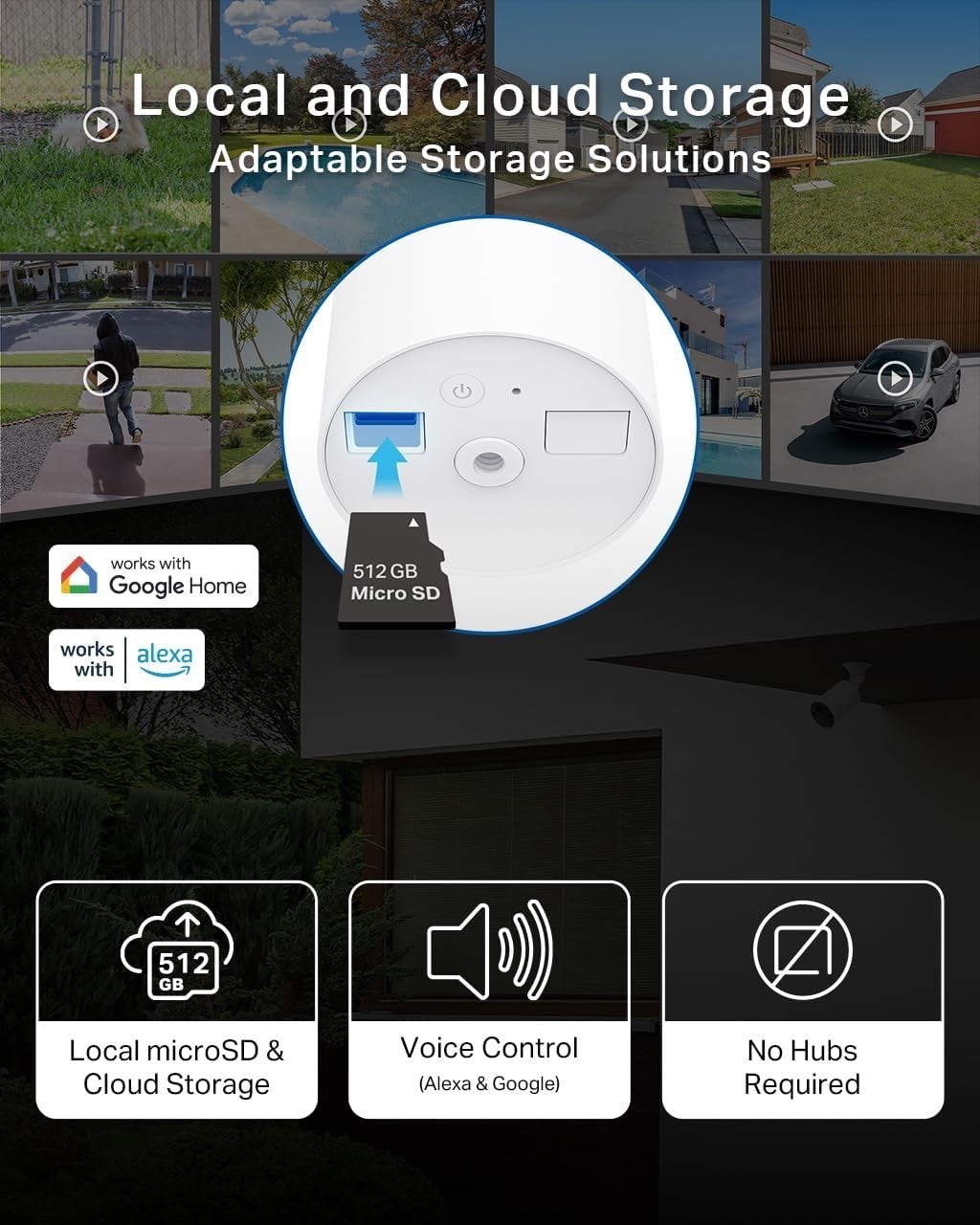 2K Wireless Security Camera Outdoor Battery CCTV AI Night Vision IP65