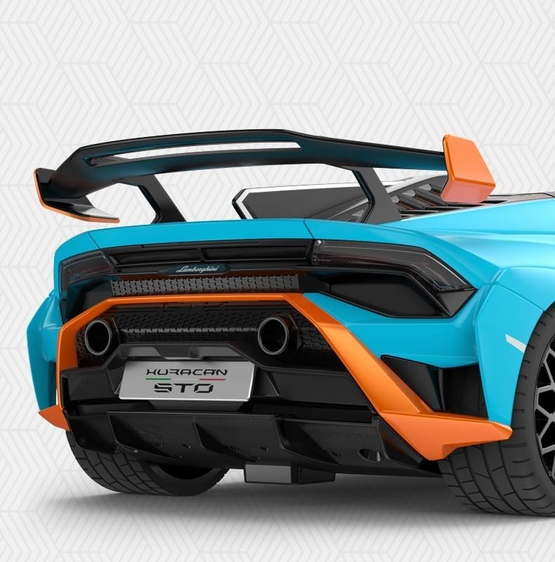 1:14 Blue RC Sports Car with LED Lights – Realistic Racing Toy for Kids & Adults