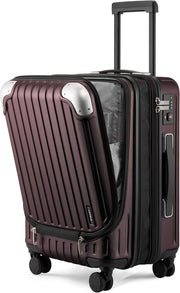Expandable Cabin Suitcase 20in Hardshell Spinner Carry On Laptop TSA
