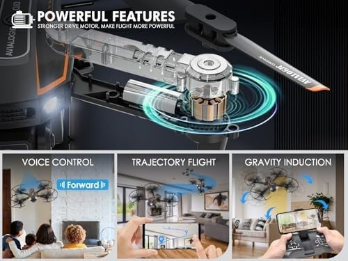 Mini Foldable Drone 1080P HD Camera FPV Quadcopter for Kids & Adults Gift
