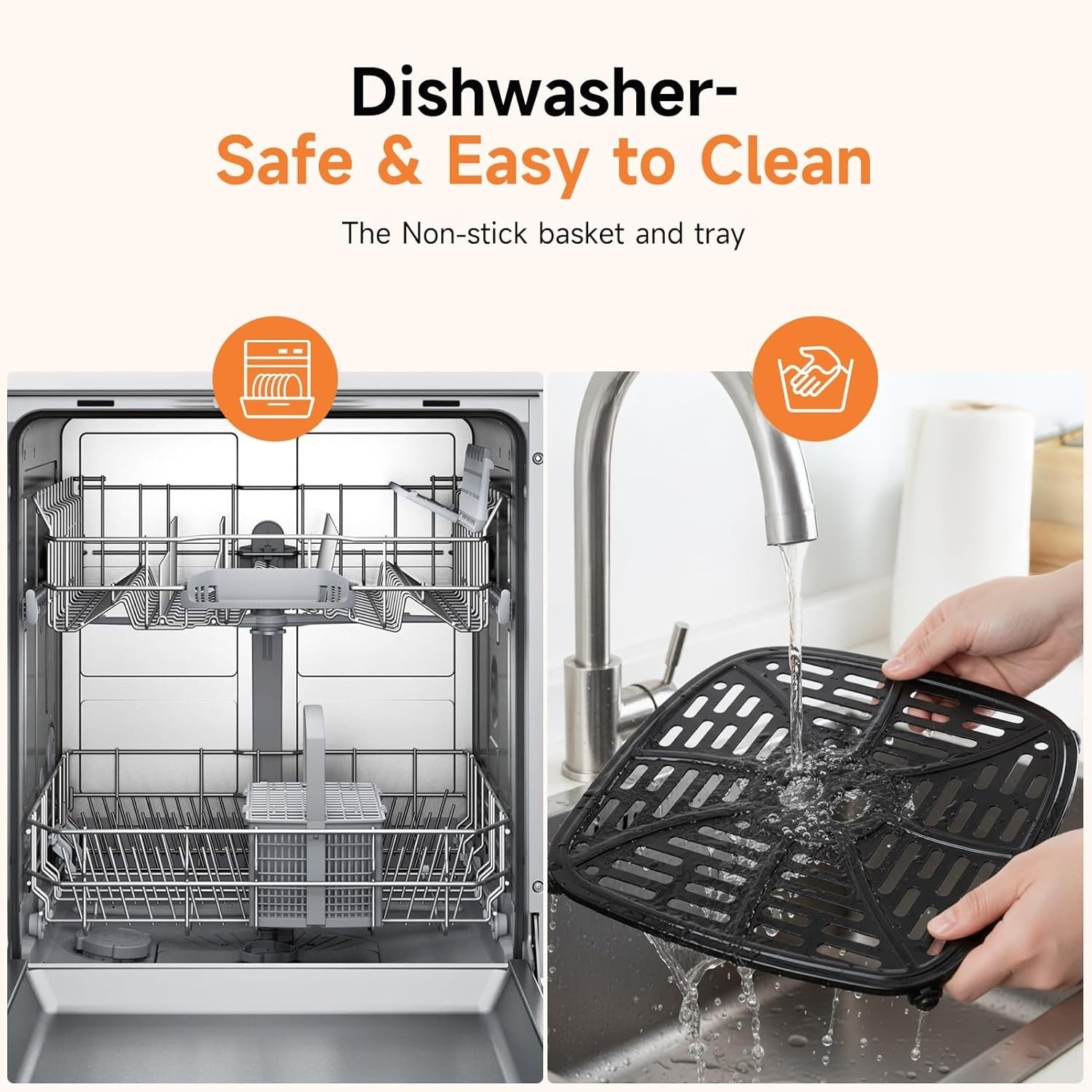 Digital Air Fryer 4.2L | 6-in-1 Presets, RapidAir, 1500W, Low-Oil, Touch Screen