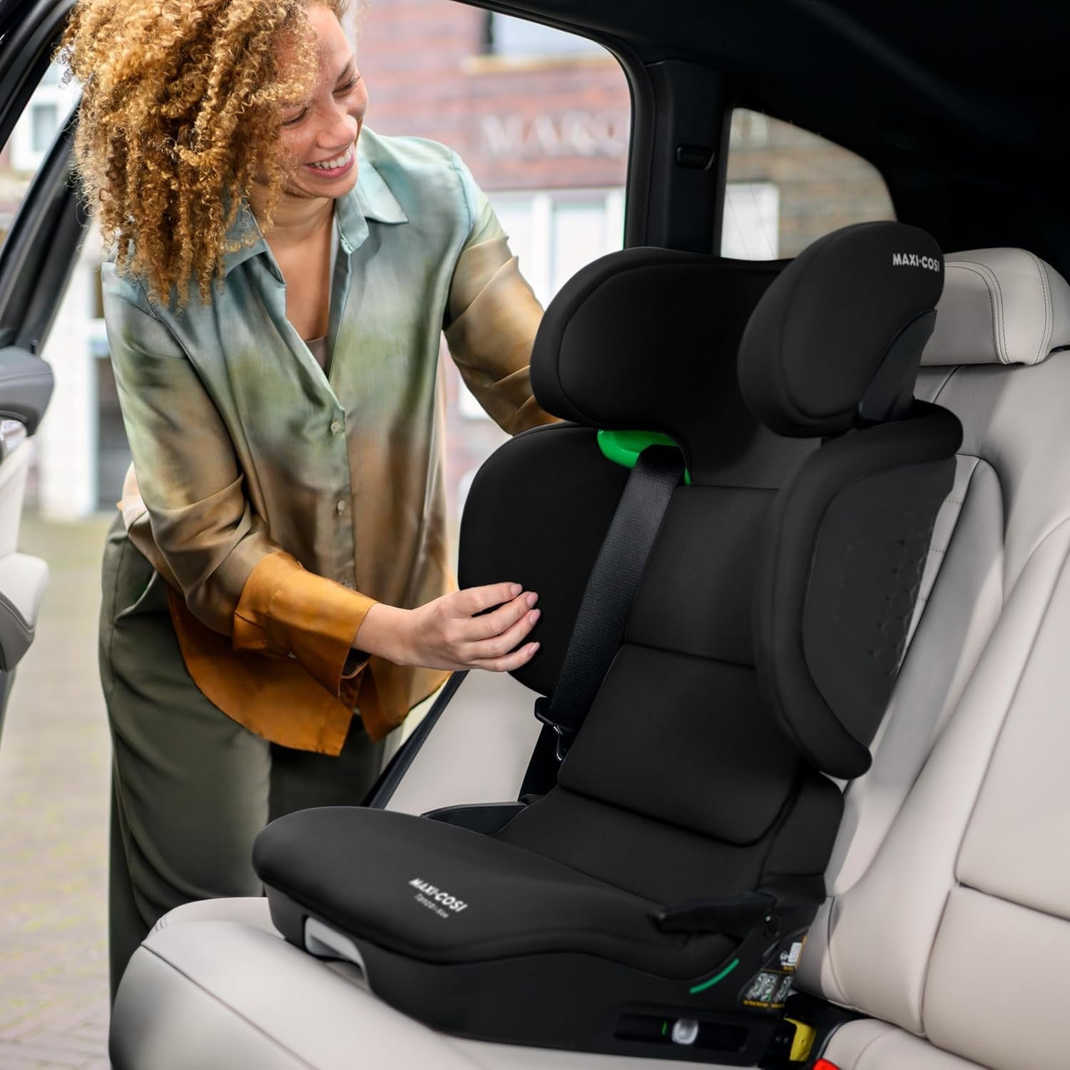 High Back Booster Car Seat i-Size Safety Adjustable Headrest Kids 3–12Y