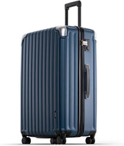 28 Inch Large Suitcase ABS Hard Shell Spinner 4 Wheel TSA Lightweight 104L