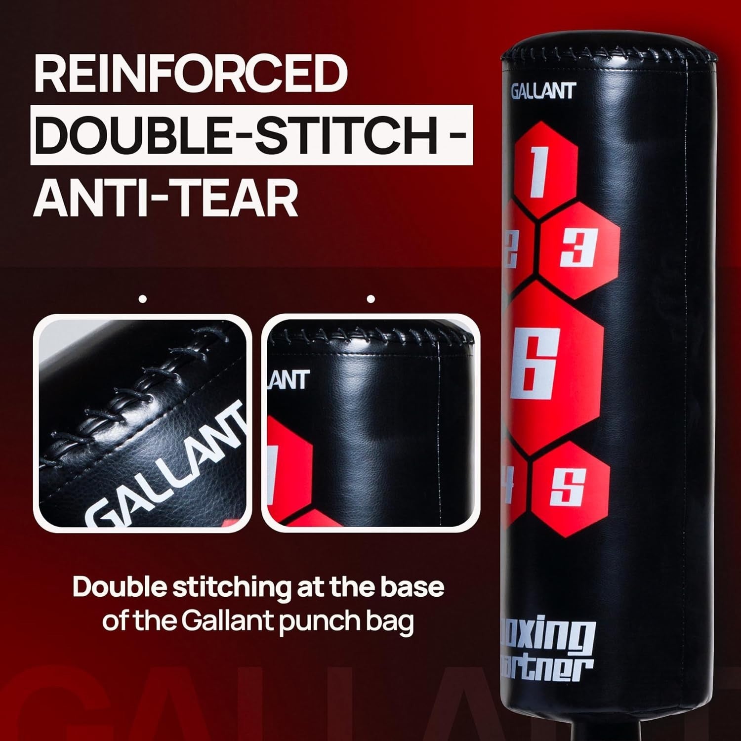 5.5ft Free Standing Punch Bag Heavy Duty Boxing MMA Kick Training
