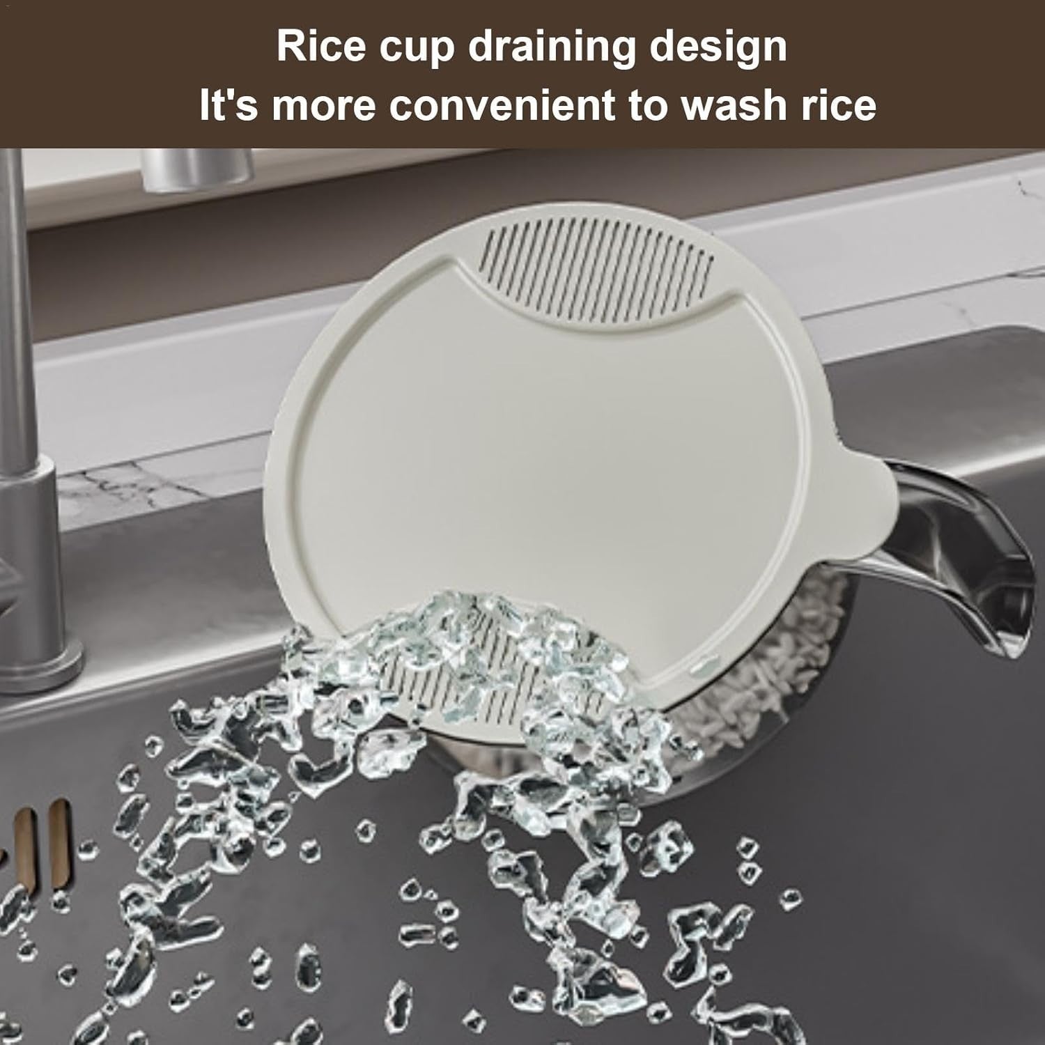 20L Airtight Rice Dispenser Moisture Proof Grain Bin