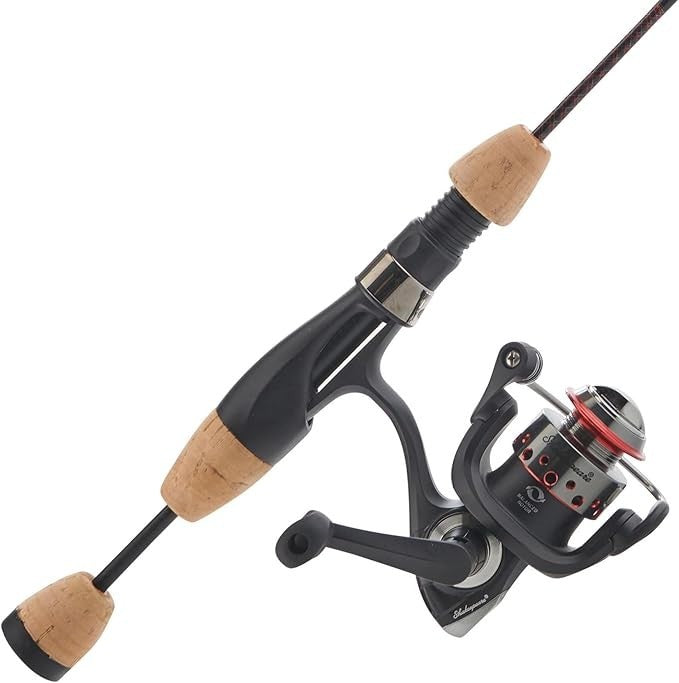 Ice Fishing Rod & Reel Combo 27" Medium Light Spinning Set