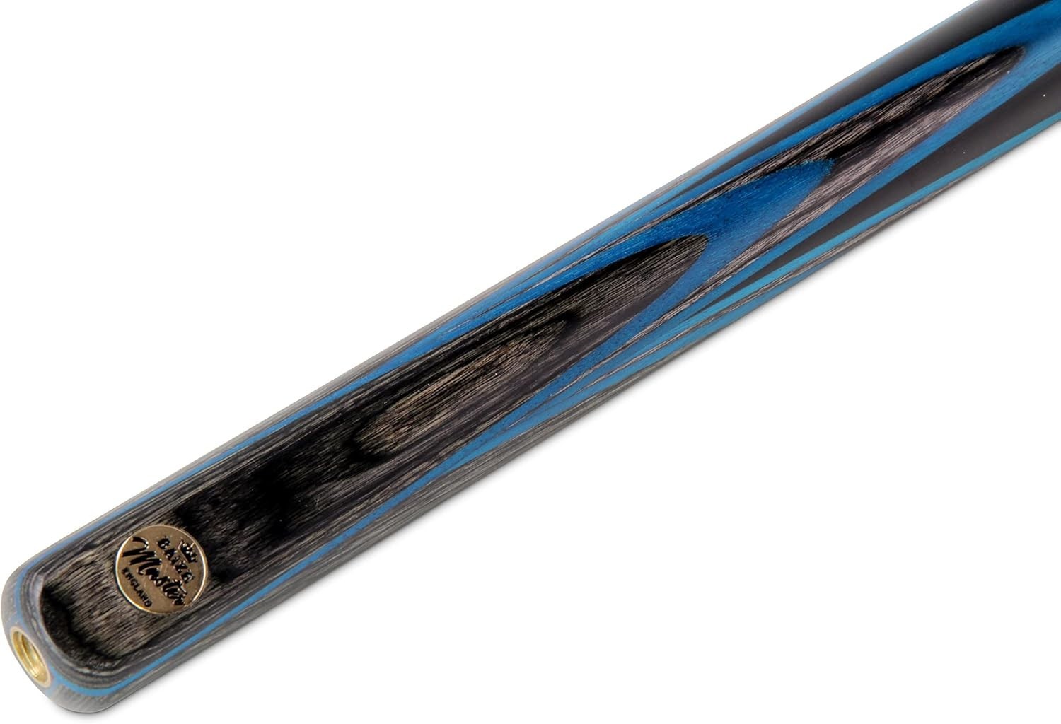 57” Luxury English Pool Cue 3/4 Joint Hand Spliced Ebony 8mm Tip