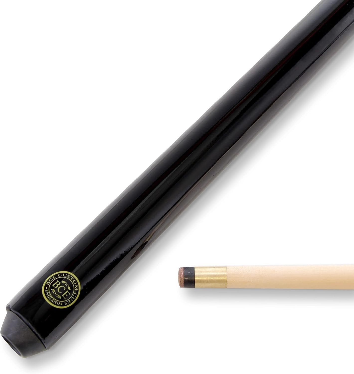 57in Hardwood Pool Cue 2 Piece Centre Joint 11mm Screw Tip