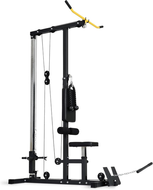 Ultrasport Power Rack Fitness Cage Home Gym Full Body Training Black/Yellow