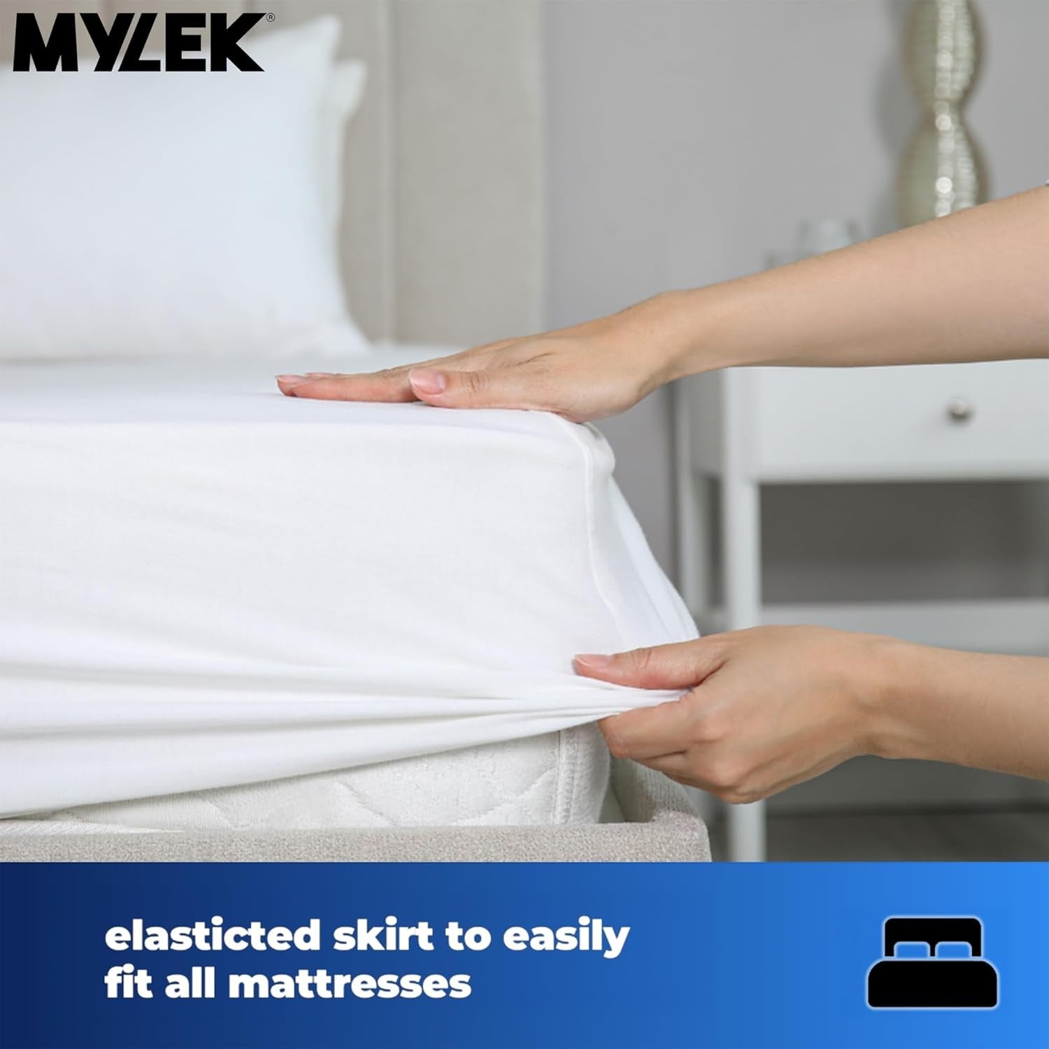 Super King Electric Underblanket Dual Control Fitted Mattress Cover Fast Heat