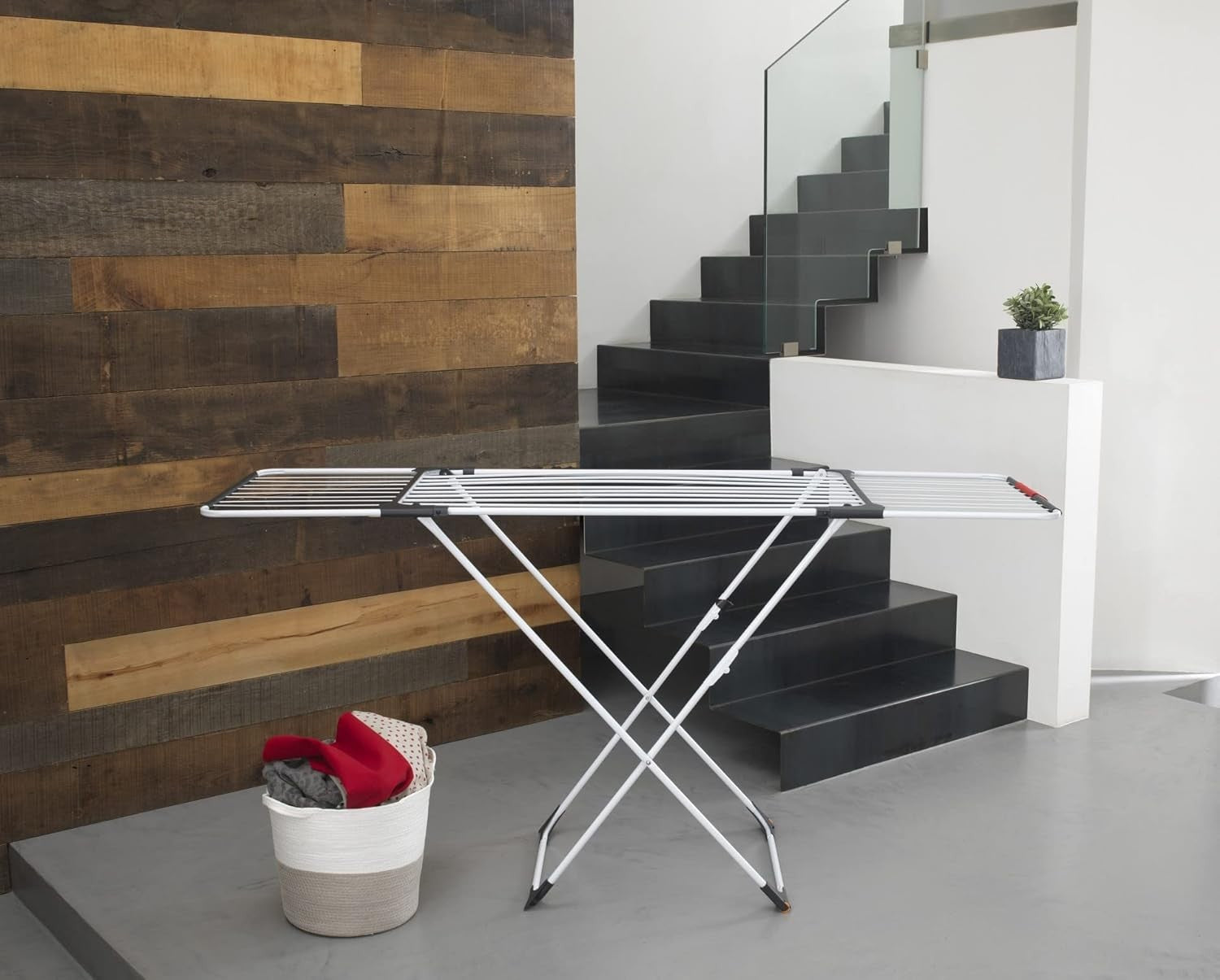 Large Extendable Clothes Airer Folding Laundry Drying Rack Indoor Outdoor