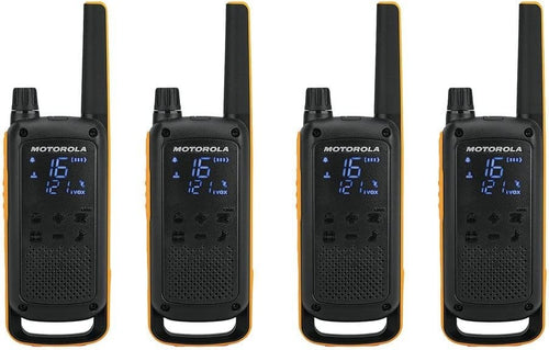 Long Range Walkie Talkies Quad Pack 10KM PMR446 2 Way Radios VOX