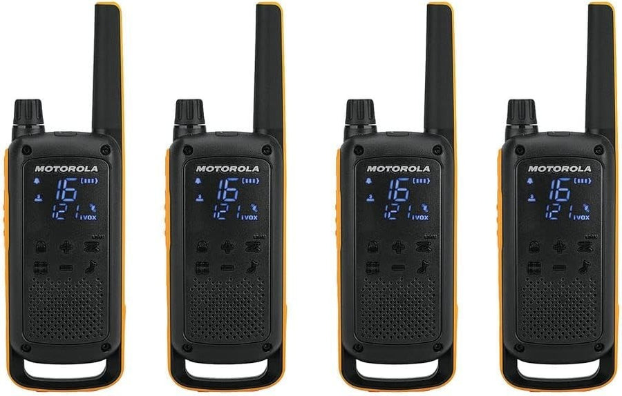 Long Range Walkie Talkies Quad Pack 10KM PMR446 2 Way Radios VOX