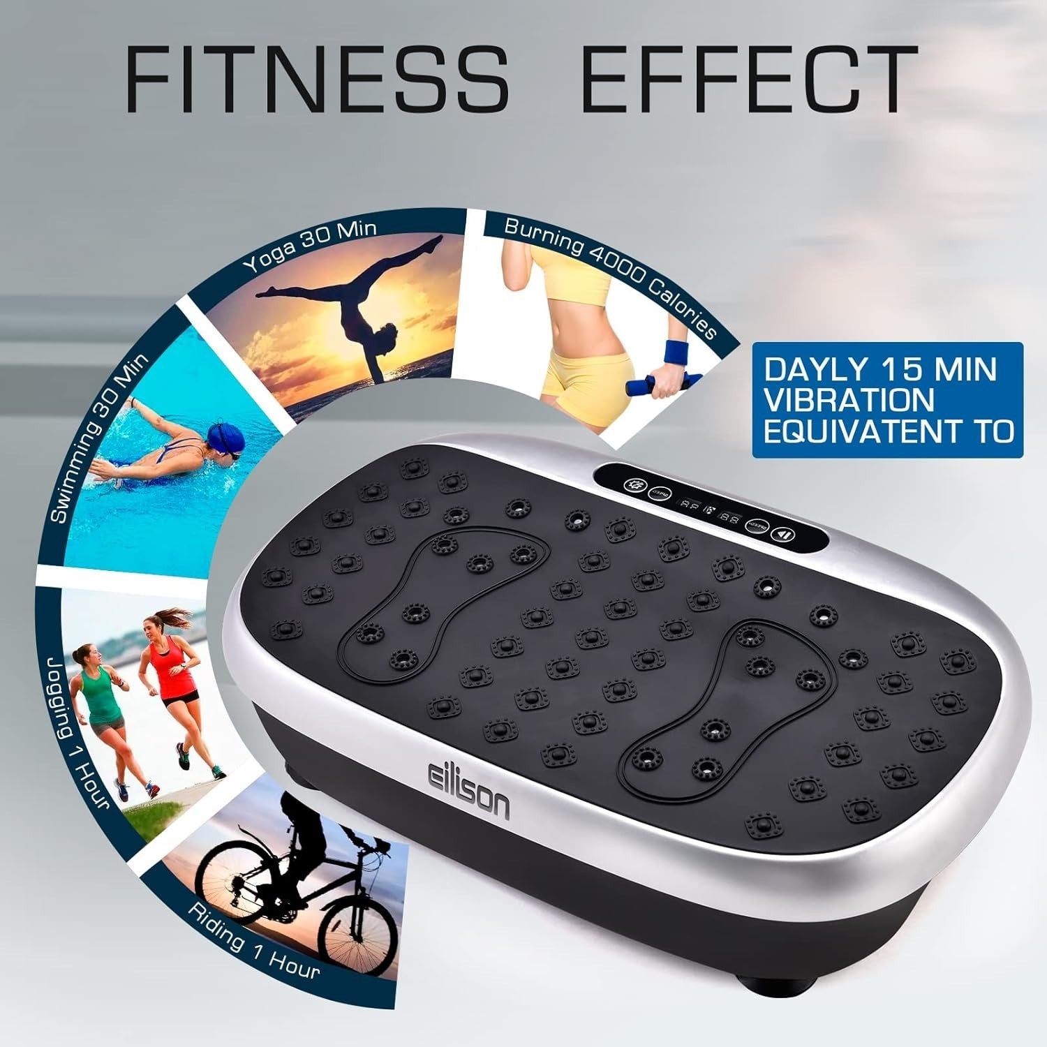Whole Body Vibration Plate Home Workout Lymphatic Drainage Fitness