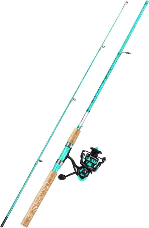 5ft 6in Spinning Rod & Reel Combo – Lightweight Travel Fishing Setup