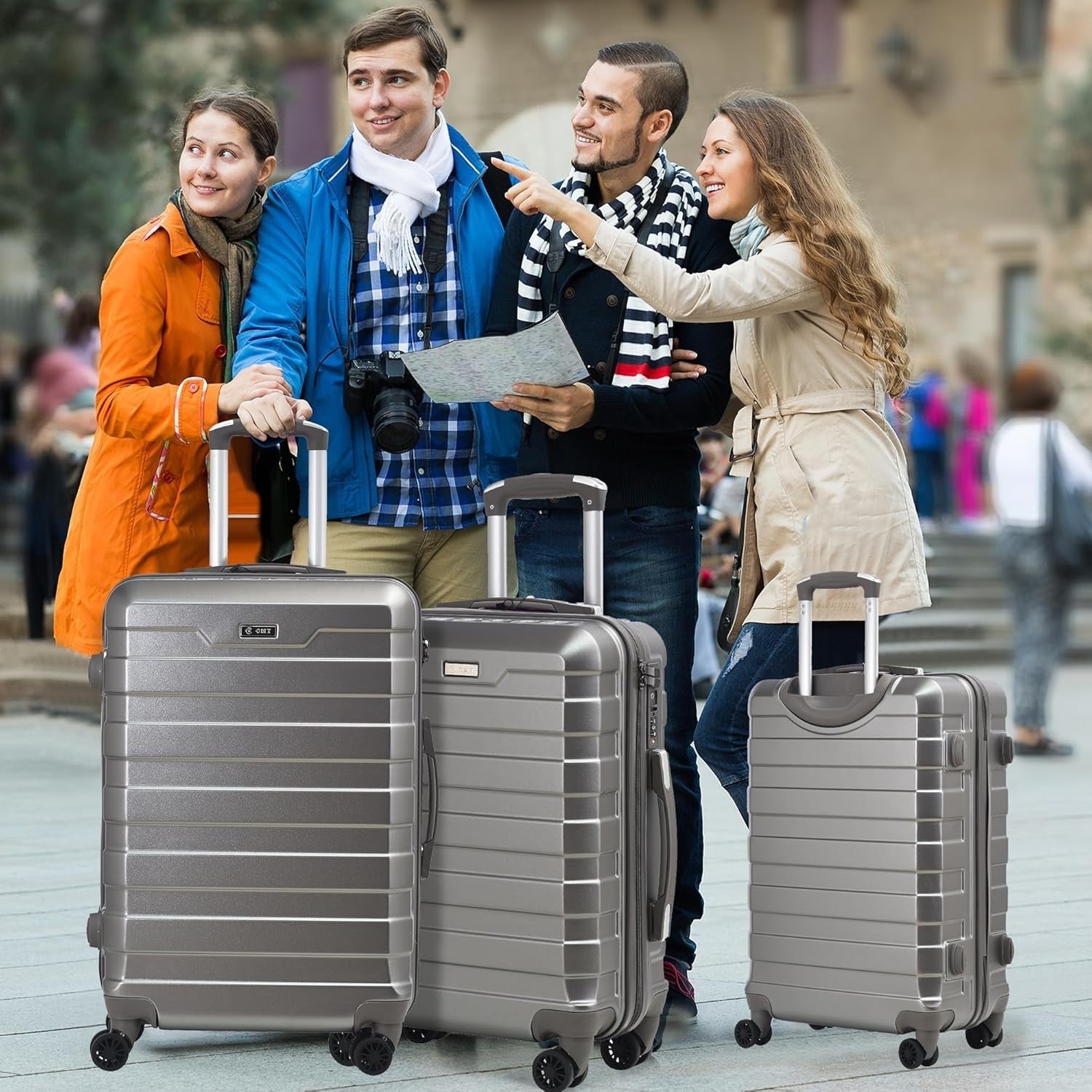 Cabin Carry On Suitcase 20” Lightweight Hard Case TSA Spinner Wheels