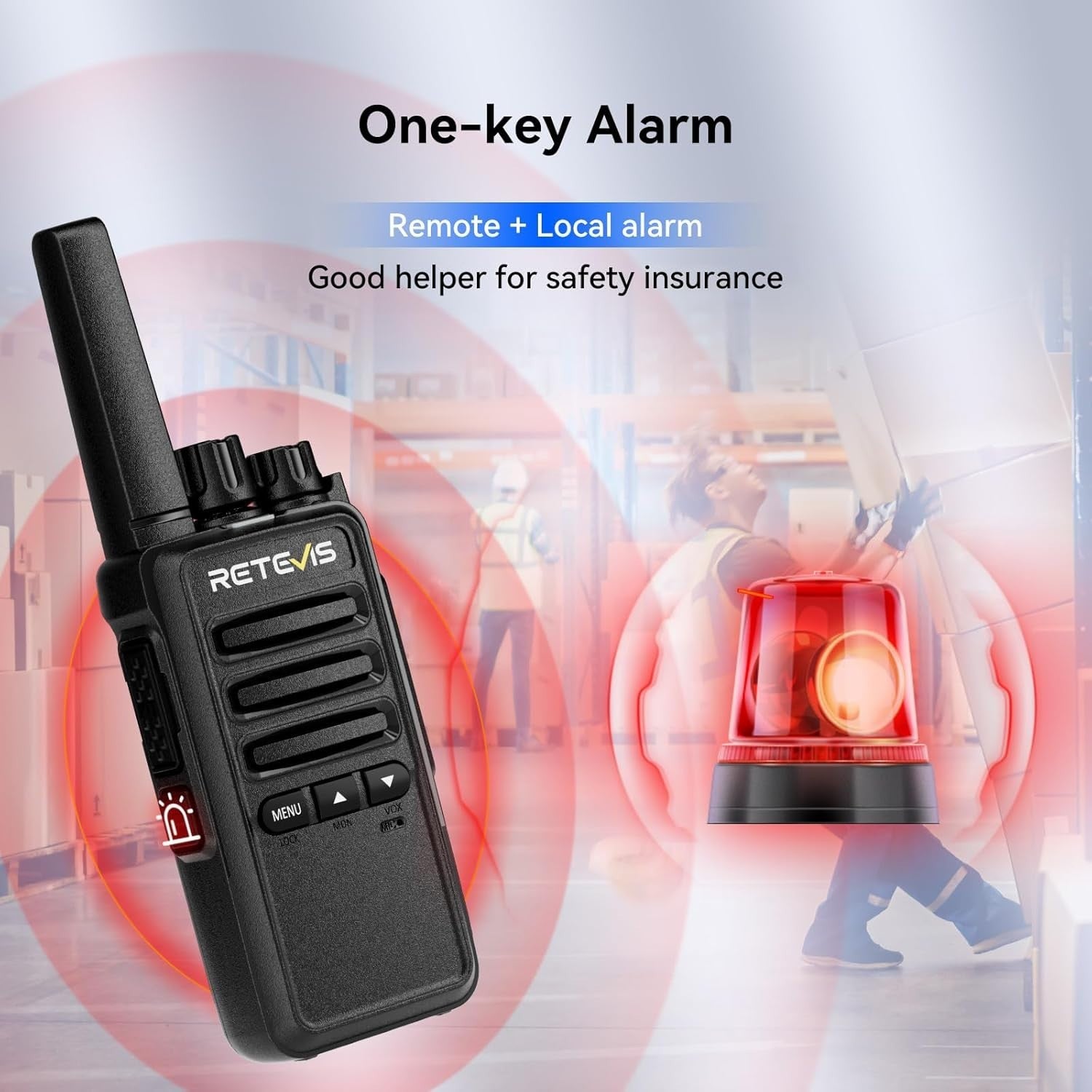 Walkie Talkies 6 Pack Rechargeable PMR446 Two Way Radio w 6 Way Charger