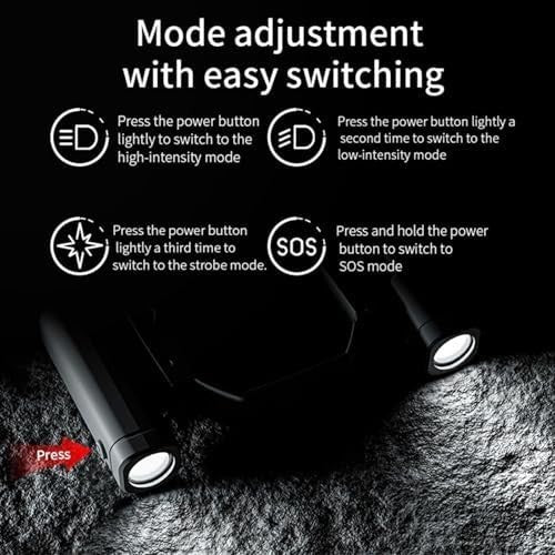 Drone Dual Searchlight for Mini 4 Pro – 360° Rotating Night Light, 4 Modes