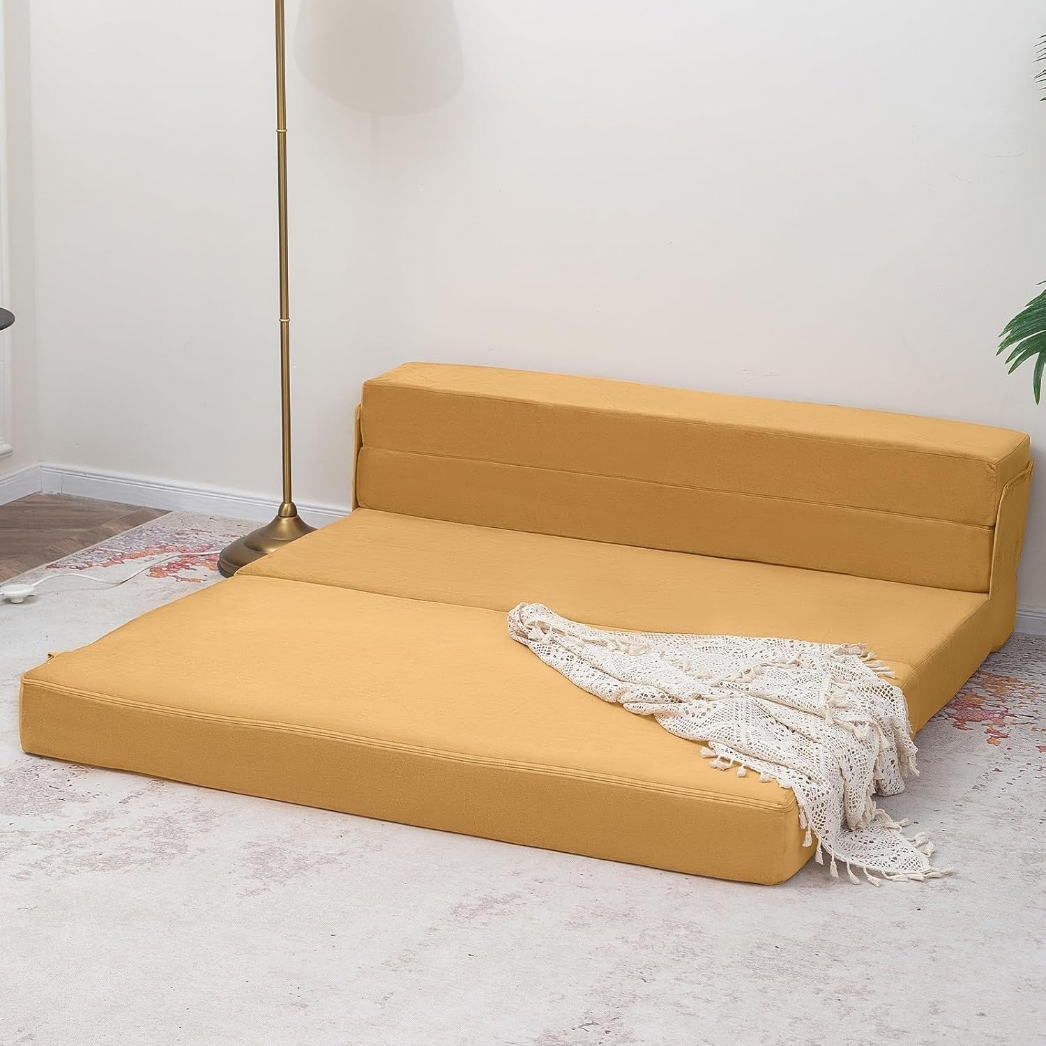 Folding Sofa Bed Chair Single 3in1 Mattress Guest Futon Seat Foam
