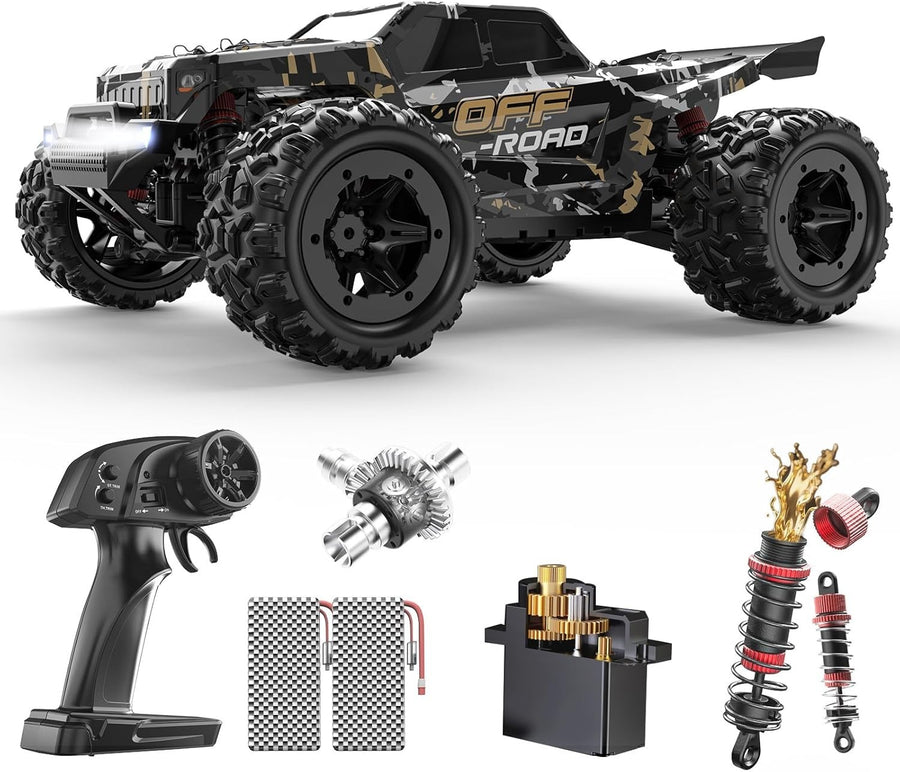 1:16 4WD RC Monster Truck – 40KM/H All-Terrain Fast Car, Dual Battery