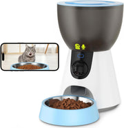 Smart Pet Feeder with HD Camera WiFi App Control 4L Auto Food Dispenser