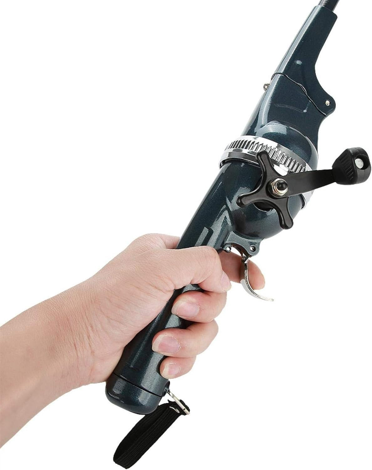 Portable Folding Fishing Rod with Built-in Reel – Lightweight Travel Kit