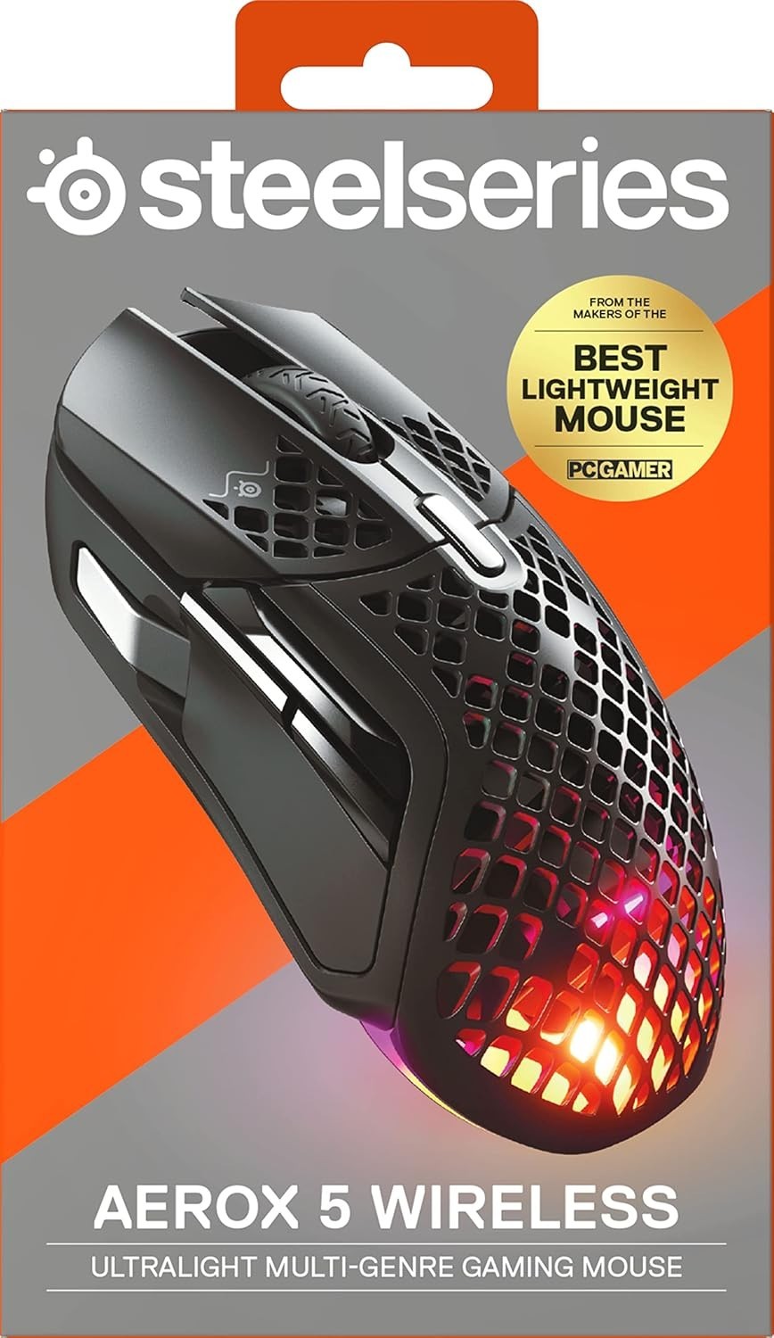Ultra-Light Wireless Gaming Mouse 18K DPI RGB 9 Button