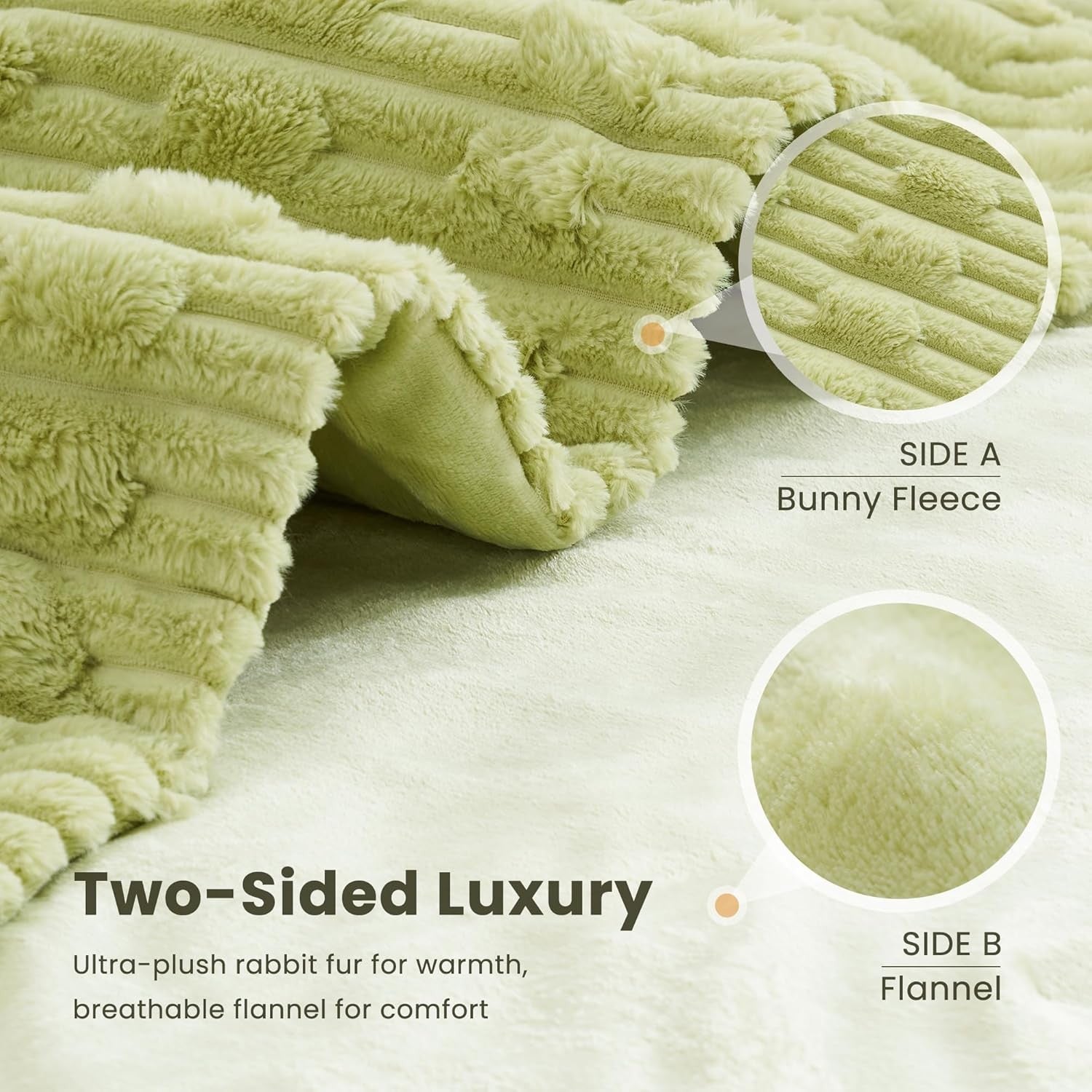 Electric Heated Throw Blanket 130x180cm Soft Fleece 6 Heat Auto Shut Off