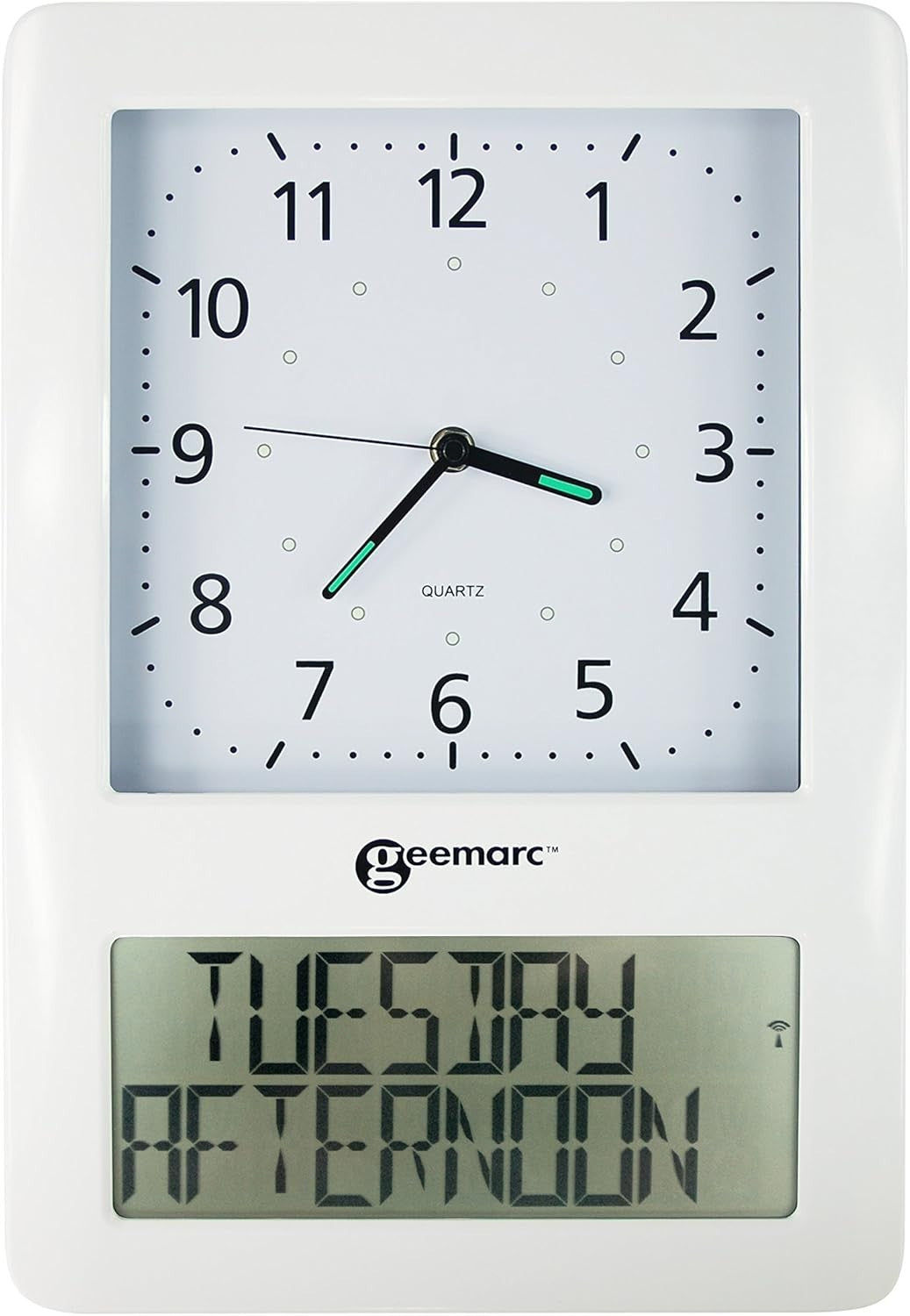 Easy-Read Dementia Clock with Auto Time-Set, Large Digits & Lock Feature