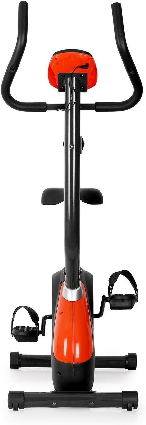 Foldable Magnetic Exercise Bike w/ LCD Monitor, 8 Levels & Pulse Sensors