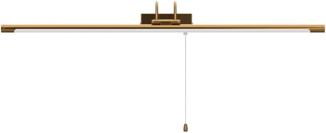Adjustable LED Bathroom Wall Light 16W Brass Over Mirror 90cm